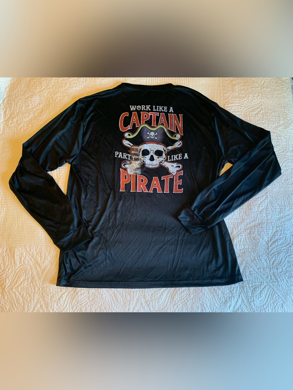 H3 Sportgear “Work Like a Captain, Party Like a Pirate" Shirt
